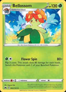 003/159 Bellossom - Crown Zenith