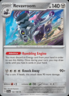 142/198 HOLO Revavroom - Scarlet and Violet