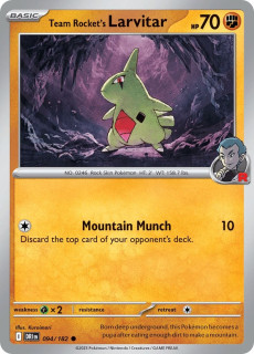 094/182 REVERSE HOLO Team Rocket's Larvitar - Destined Rivals