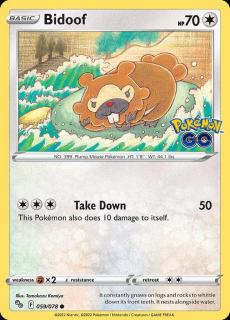 059/078 Bidoof - Pokémon GO