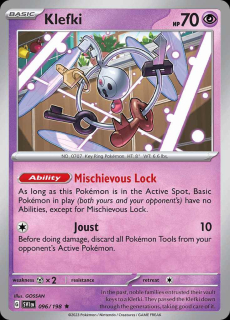 096/198 HOLO Klefki - Scarlet and Violet