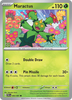 003/091 Maractus - Paldean Fates