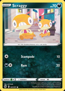 041/073 Scraggy - Champion's Path
