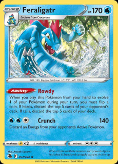 057/264 HOLO Feraligatr - Fusion Strike