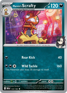 133/182 Marnie's Scrafty - Destined Rivals