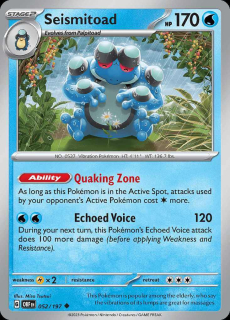 052/197 Seismitoad - Obsidian Flames