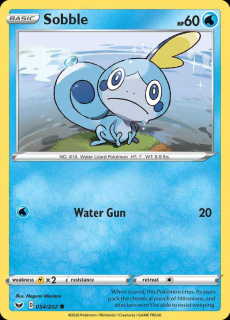 054/202 REVERSE HOLO Sobble - Sword and Shield