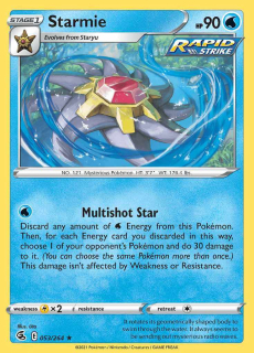 053/264 HOLO Starmie - Fusion Strike