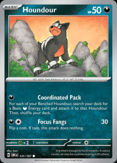 131/197 Houndour - Obsidian Flames