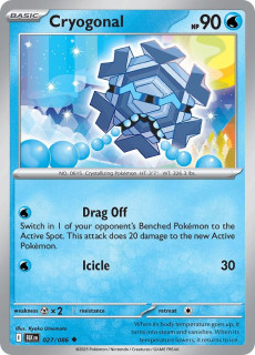 027/086 Cryogonal - Black Bolt