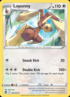 145/195 Lopunny - Silver Tempest