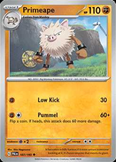 107/193 Primeape - Paldea Evolved