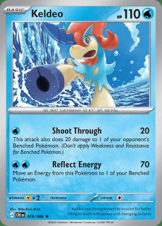 019/086 HOLO Keldeo - Chaos Rising