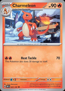 027/197 Charmeleon - Obsidian Flames