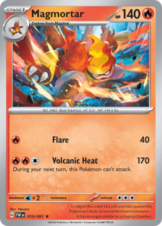 010/091 HOLO Magmortar - Paldean Fates