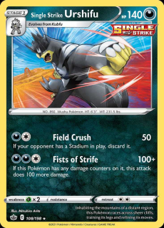 108/198 HOLO Single Strike Urshifu - Chilling Reign