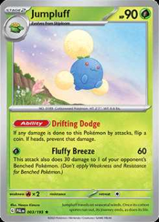 003/193 HOLO Jumpluff - Paldea Evolved