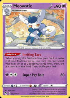 082/195 Meowstic - Silver Tempest