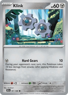 061/086 REVERSE HOLO Klink - Black Bolt