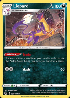 091/172 Liepard - Brilliant Stars