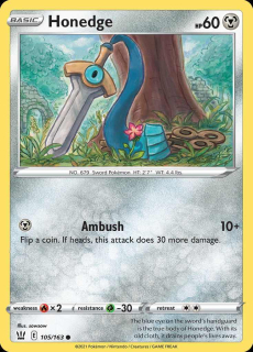 105/163 Honedge - Battle Styles