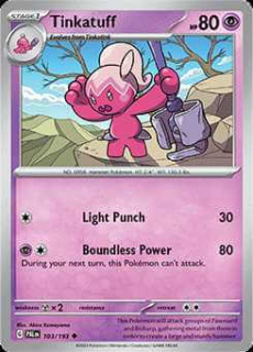 103/193 REVERSE HOLO Tinkatuff - Paldea Evolved
