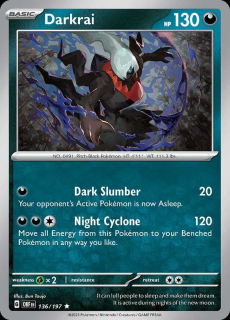 136/197 HOLO Darkrai - Obsidian Flames
