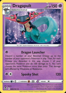 089/195 HOLO Dragapult - Silver Tempest