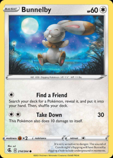 214/264 Bunnelby - Fusion Strike