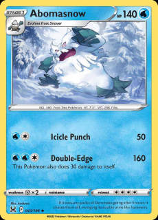 043/196 Abomasnow - Lost Origin