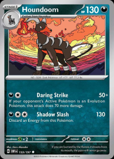 133/197 Houndoom - Obsidian Flames