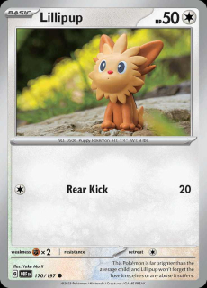 170/197 Lillipup - Obsidian Flames