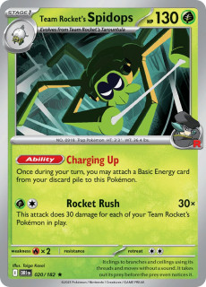 020/182 HOLO Team Rocket's Spidops - Destined Rivals