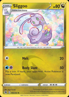 196/264 REVERSE HOLO Sliggoo - Fusion Strike